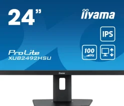 IIYAMA 23,8.ips.100hz.0,4ms.usb-hubx4.reg haut.< Moniteurs