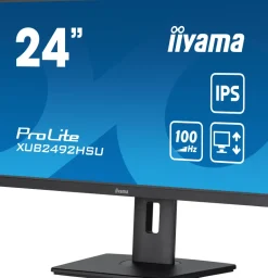 IIYAMA 23,8.ips.100hz.0,4ms.usb-hubx4.reg haut.< Moniteurs