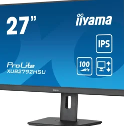 IIYAMA 27.ips.100hz.0,4ms.usb-hubx4.reg haut.< Moniteurs