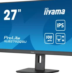 IIYAMA 27.ips.100hz.0,4ms.usb-hubx4.reg haut.< Moniteurs