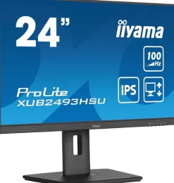 IIYAMA 23,8.ips.100hz.1ms.usb-hubx2.reg haut.< Moniteurs
