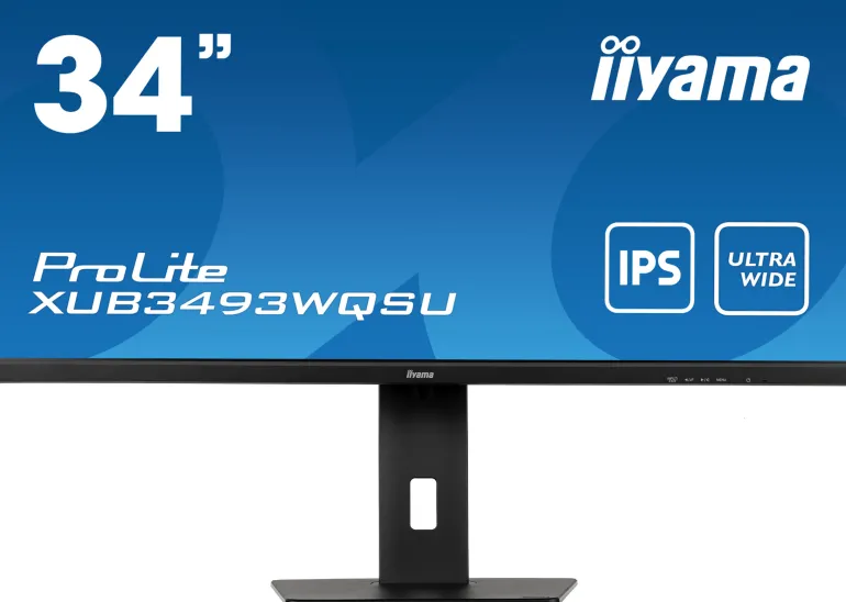 IIYAMA 34.ips.uwqhd.3440x1440.regl hauteur.< Moniteurs