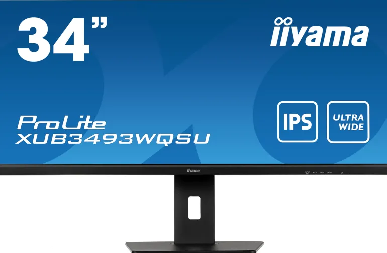 IIYAMA 34.ips.uwqhd.3440x1440.regl hauteur.< Moniteurs