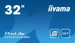 IIYAMA 32.IPS.VGA.3HDMI.MEDIA PLAYER LAN.< Moniteurs