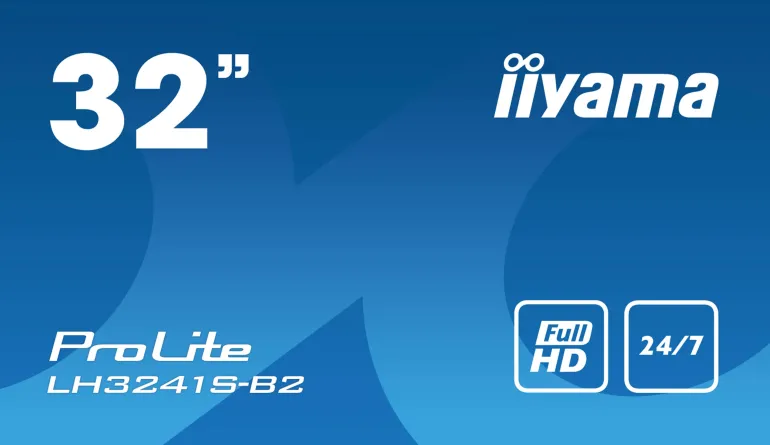 IIYAMA 32.IPS.VGA.3HDMI.MEDIA PLAYER LAN.< Moniteurs