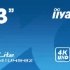 IIYAMA 43.4k.vga.3hdmi.media player lan.< Moniteurs