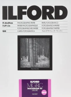 ILFORD PAPIER MGRC DELUXE GLOSSY 8,9x12,7 100< Consommables