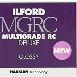 ILFORD PAPIER MGRC DELUXE GLOSSY 12,7X17,8 25< Consommables