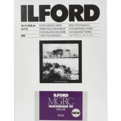 ILFORD PAPIER MGRC DELUXE PEARL 8,9X12,7 100< Consommables