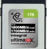 INTEGRAL CFEXPRESS CARTE MEMOIRE 1TB 2.0 SILVER< Stockage