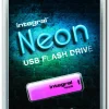 INTEGRAL cle usb fluo rose 16go.< Stockage
