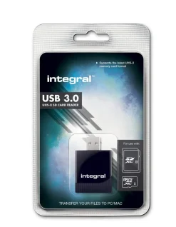 INTEGRAL lect cartes usb3.0 uhs-II 2 slot sd msd< Stockage