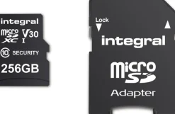 INTEGRAL micro sd.256Go.4K.secure.< Stockage
