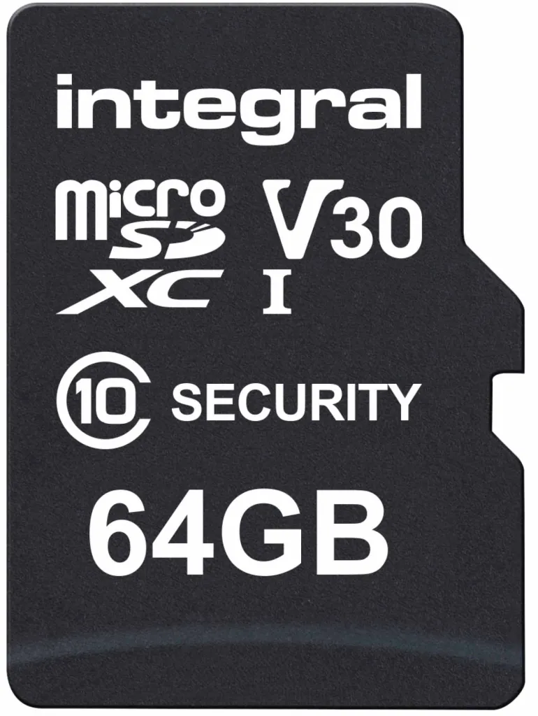 INTEGRAL MICROSD 64G 4K V30 UHS-1 U3 A1 CLASS 10< Stockage