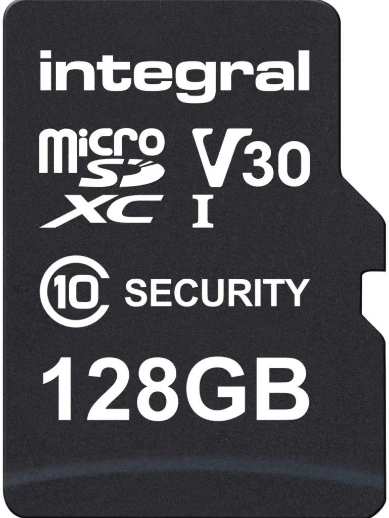 INTEGRAL MICROSD 128G 4K V30 UHS-1 U3 A1 CLASS10< Stockage
