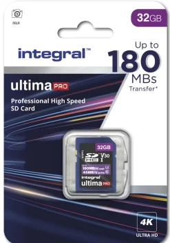 INTEGRAL SDHC 32GB CL10 180/45< Stockage