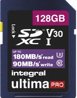 INTEGRAL SDXC 128GB CL10 180/90< Stockage