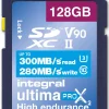 INTEGRAL SDXC 128GB CL10 UHS2 U3 V90 300/280< Stockage