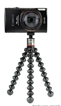 JOBY GORILLAPOD 325 TREPIED NOIR< Pieds Trépieds