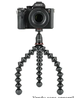 JOBY GORILLAPOD 1K KIT TREPIED NOIR< Pieds Trépieds