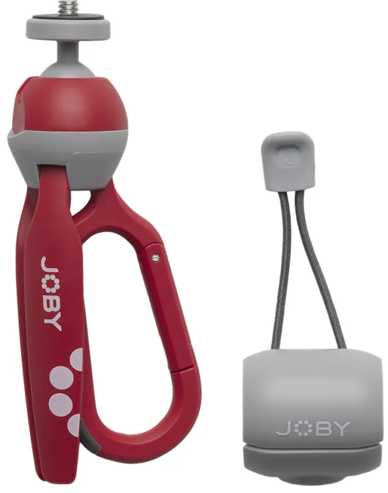 JOBY MINI TREPIED HANDYPOD CLIP ROUGE< Pieds Trépieds