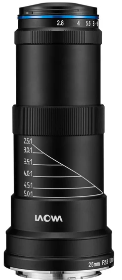 LAOWA 25/2.8 ULTRA-MACRO 2.5-5X NIKON< Focale Fixe
