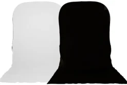 LASTOLITE FOND PLIANT 180 X 215 NOIR/BLANC+RETOUR< Accessoires