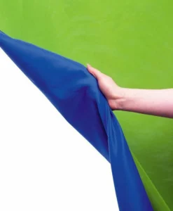 LASTOLITE FOND TISSUS 3X3M DUAL CHROMAGREEN/BLEU< Accessoires
