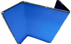 LASTOLITE KIT FOND PANOAMIQUE CHROMA KEY FX BLEU< Accessoires