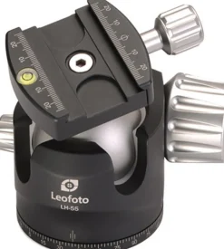 LEOFOTO ROTULE LH-55 + PLATEAU QP-70< Accessoires Trépieds