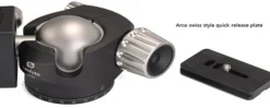 LEOFOTO ROTULE LH-55 + PLATEAU QP-70< Accessoires Trépieds