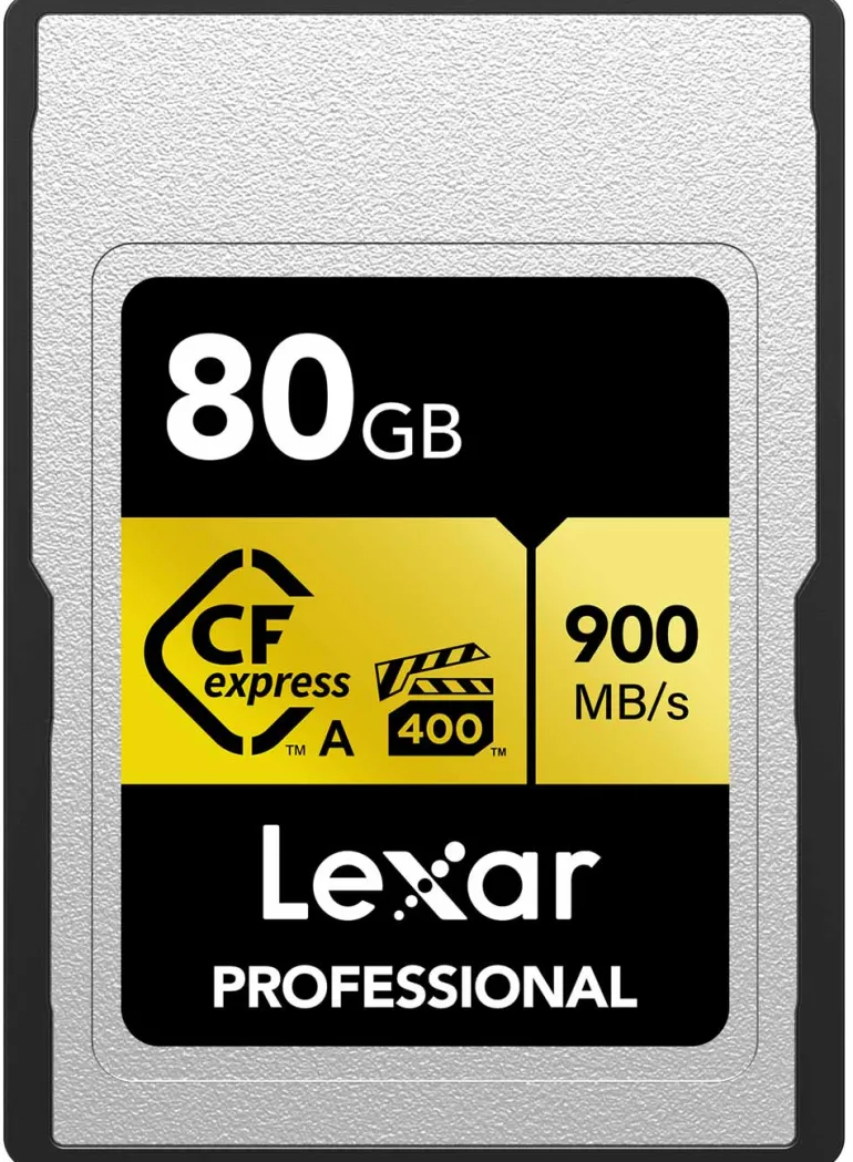 LEXAR CFEXPRESS 80GB TYPE A - CARTE GOLD< Stockage