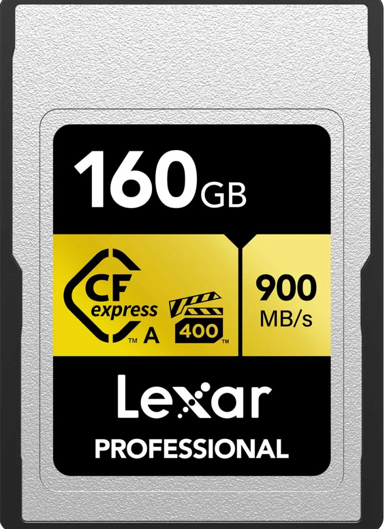 LEXAR CFEXPRESS 160GB TYPE A - CARTE GOLD< Stockage
