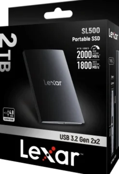 LEXAR DISQUE DUR PORTABLE SL500 SSD 2TB< Stockage