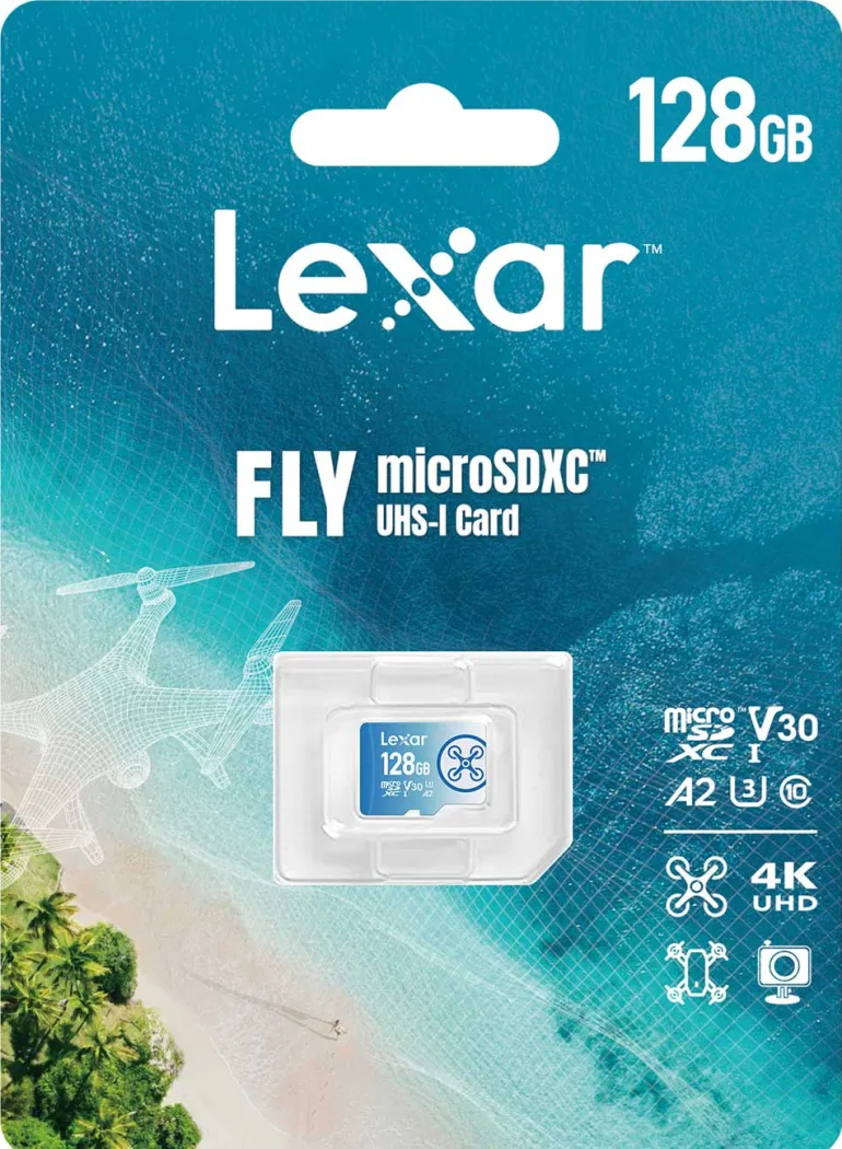 LEXAR MICRO SDXC 128GB FLY UHS CLASS 10< Stockage