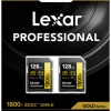 LEXAR SD PRO GOLD UHS-II 1800X 128G V60 2 PACK< Stockage