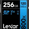 LEXAR SDXC 256 GB 800X PROFESSIONAL< Stockage