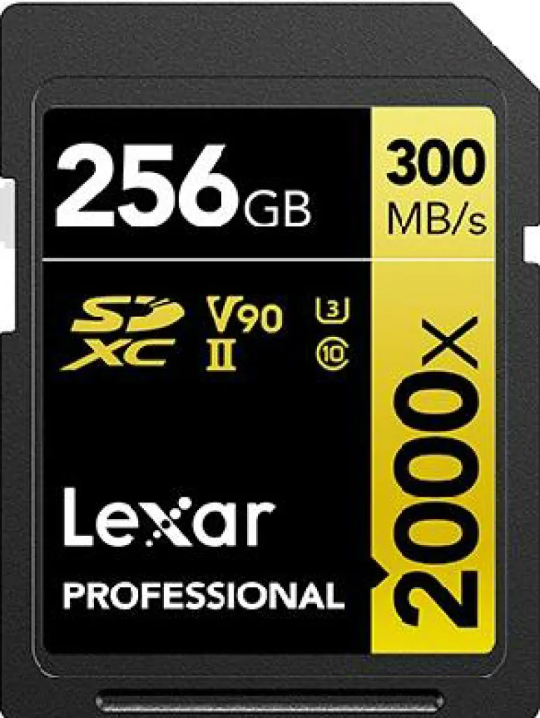 LEXAR SDXC 256GB 2000x PRO UHS-II Cl10< Stockage