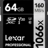 LEXAR SDXC PRO SILVER UHS-I 1066X 64GB V30< Stockage
