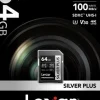 LEXAR SDXC SILVER PLUS UHS-1 64G V30 150MB/S< Stockage