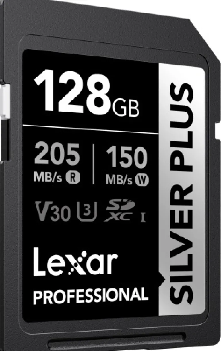 LEXAR SDXC SILVER PLUS UHS-1 128G V30 150MB/S< Stockage