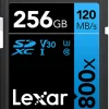 LEXAR SDXC 800X PRO BLUE SERIES 256GB UHS1 V30< Stockage
