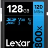 LEXAR SDXC 800X PRO BLUE SERIES 128GB UHS1 V30< Stockage