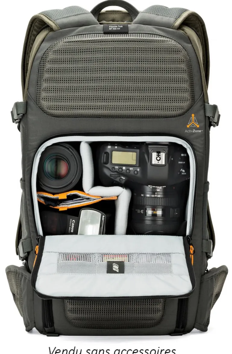 LOWEPRO FLIPSIDE TREK BP 450 AW GRIS SAC A DOS< Sacs À Dos