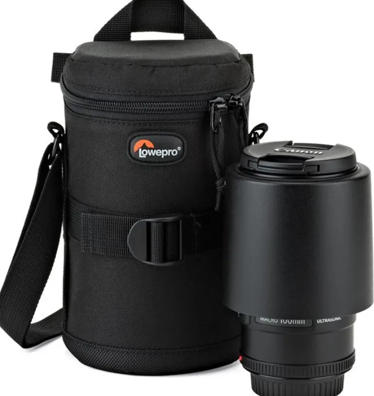 LOWEPRO OBJECTIF LENS CASE 11X18CM NOIR ETUI< Etui