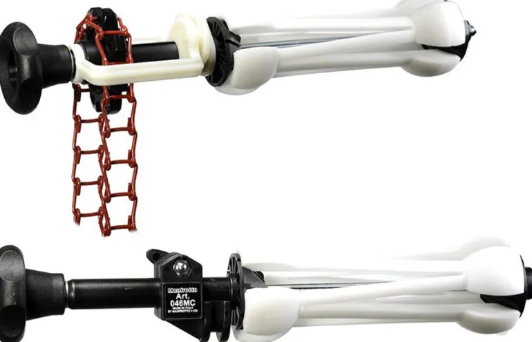 MANFROTTO mi-axe expan + chaine metal 046mc.< Accessoires Trépieds