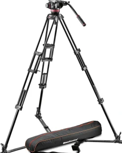 MANFROTTO TREPIED 546 VIDEO + ROTULE 502A< Pieds Trépieds