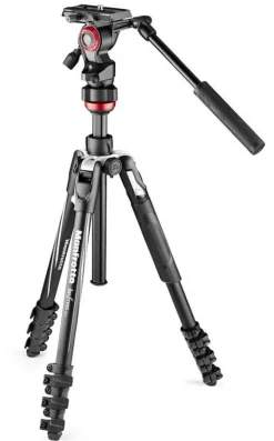 MANFROTTO TREPIED BEFREE LIVE ALU LEVER-LOCK ZWART< Pieds Trépieds