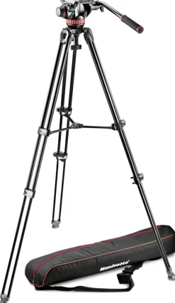 MANFROTTO TREPIED MVK502AM-1 KIT VIDEO+ROTULE 502< Pieds Trépieds