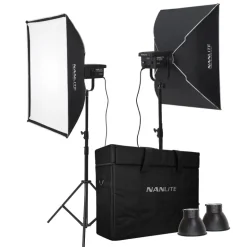 NANLITE FS-300B PROJECTEUR LED + SUPPORT 2KIT< Eclairage Studio